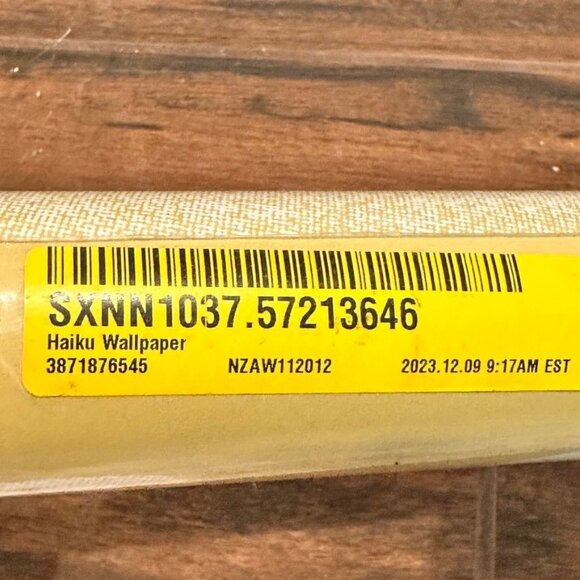 NEW Scion Haiku Wallpaper Honey Yellow NZAW112012 Whimsical Scandinavial Bright - Picture 7 of 9